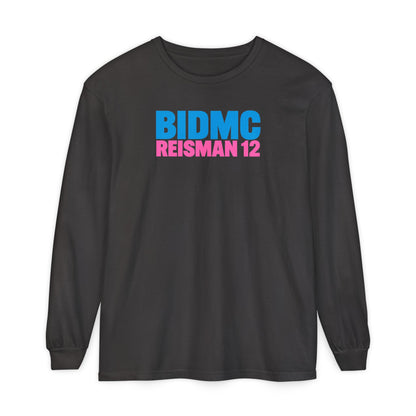 BIDMC REISMAN 12 Pink CREWNECK LONG SLEEVE TEE