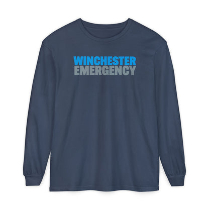 Winchester Emergency Comfort Colors Crewneck Long Sleeve T-Shirt