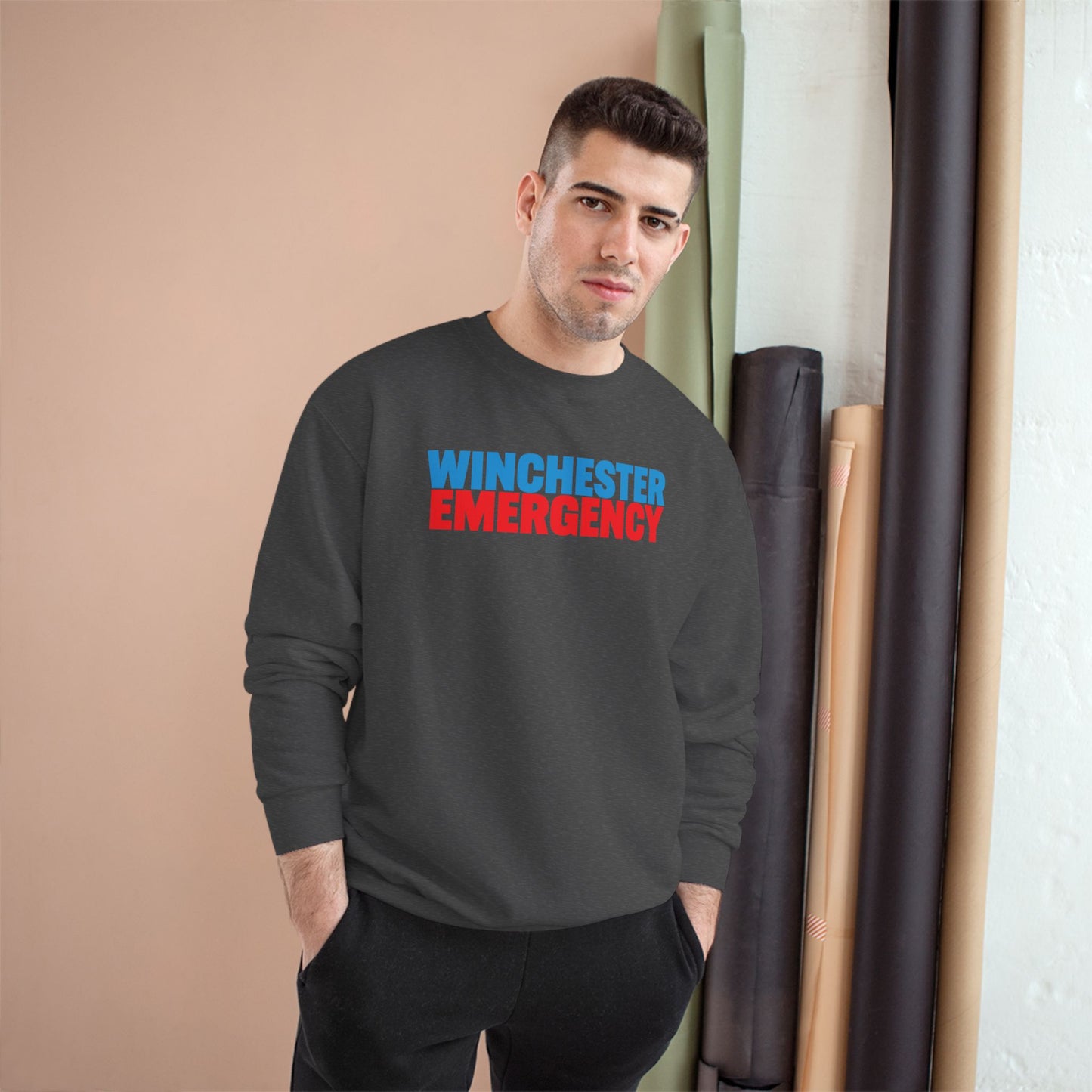 WINCHESTER EMERGECNY Champion Sweatshirt