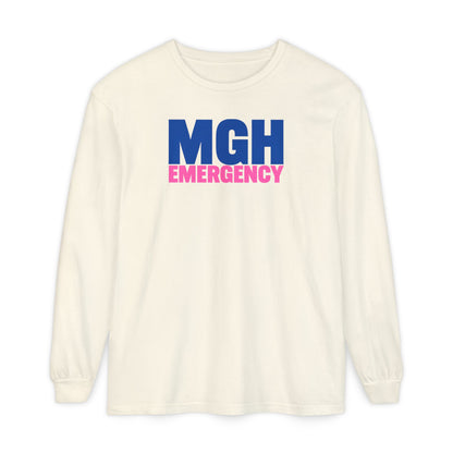 MGH Pink CREWNECK LONG SLEEVE TEE