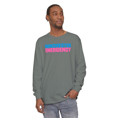 Winchester Emergency Pink Crewneck Long Sleeve T-Shirt