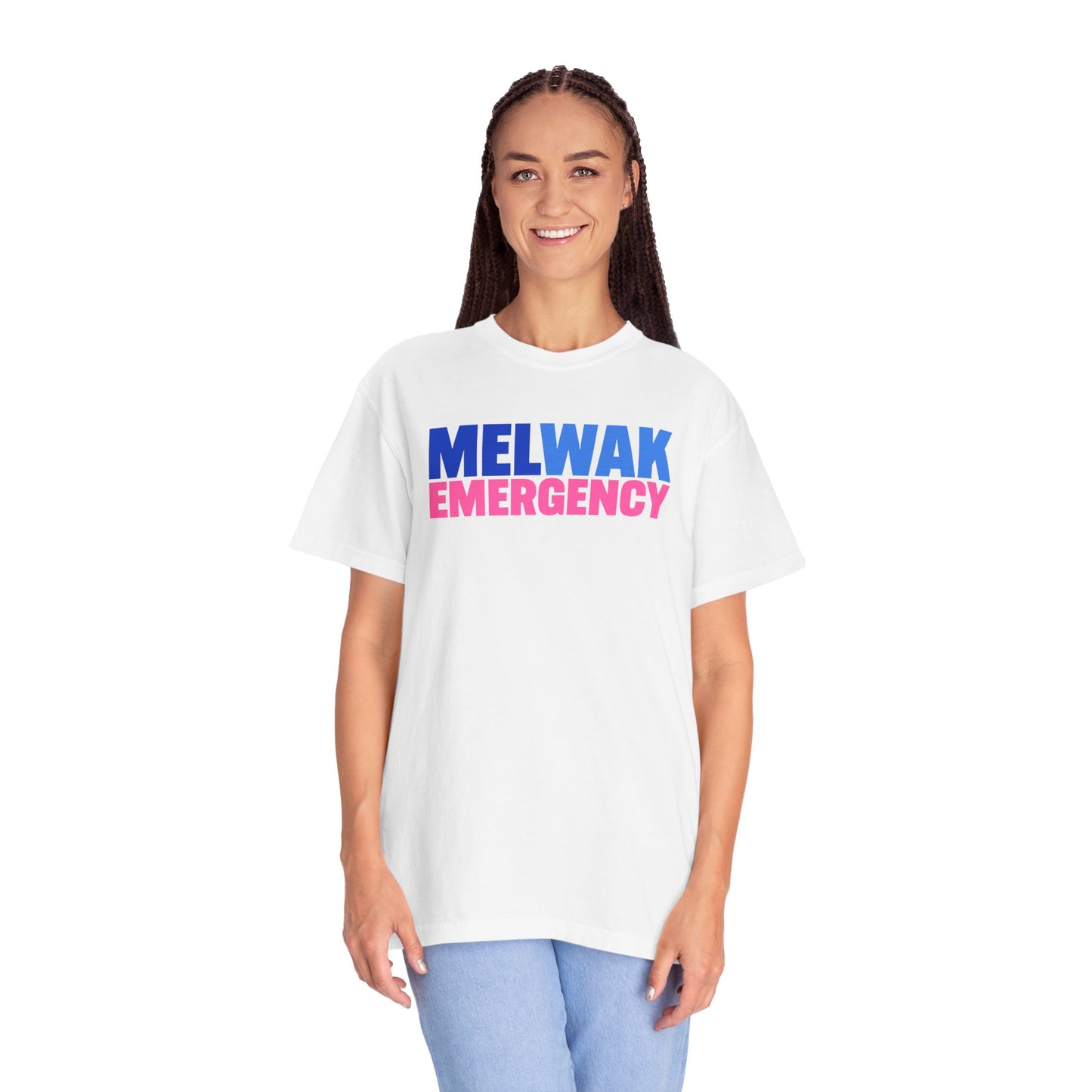 MELWAK Emergency Pink Tee COMFORT COLORS