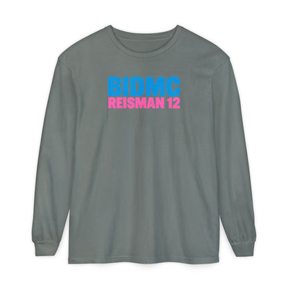 BIDMC REISMAN 12 Pink CREWNECK LONG SLEEVE TEE