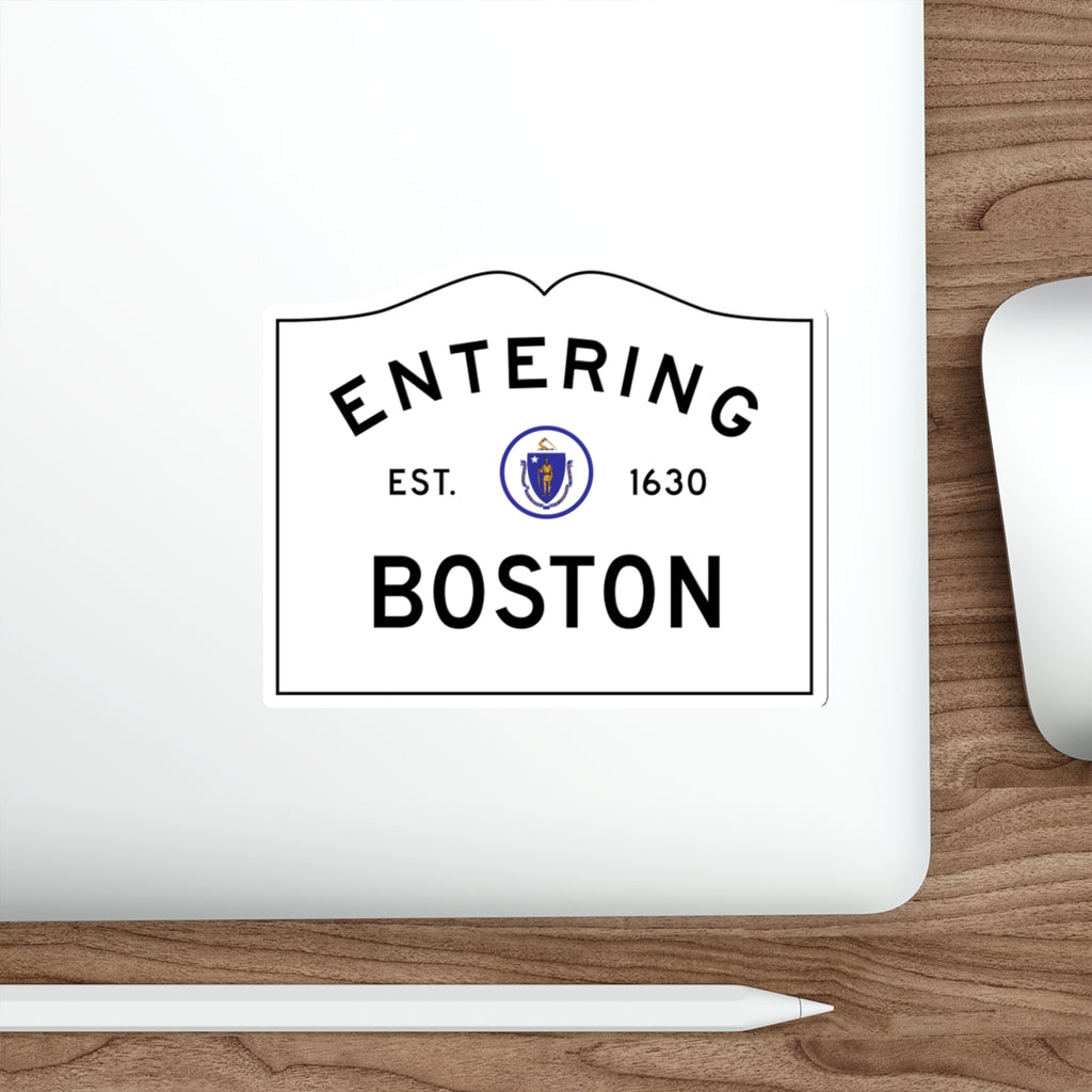 Entering Boston Sticker