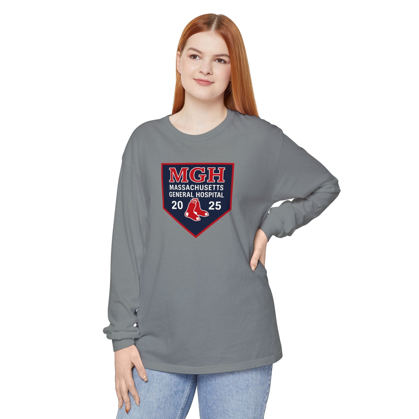 MGH Emergency Department Long Sleeve Tee – 2025 Red Sox Edition