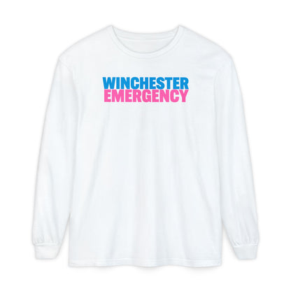 Winchester Emergency Pink Crewneck Long Sleeve T-Shirt