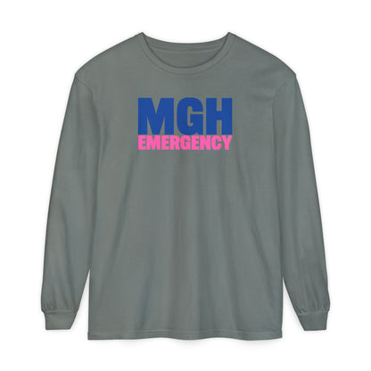 MGH Pink CREWNECK LONG SLEEVE TEE