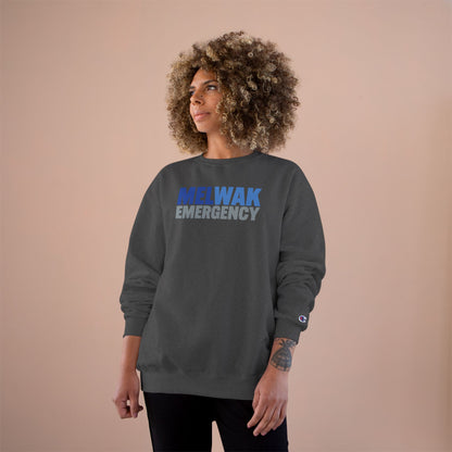MELWAK Emergency Champion Crewneck Sweatshirt