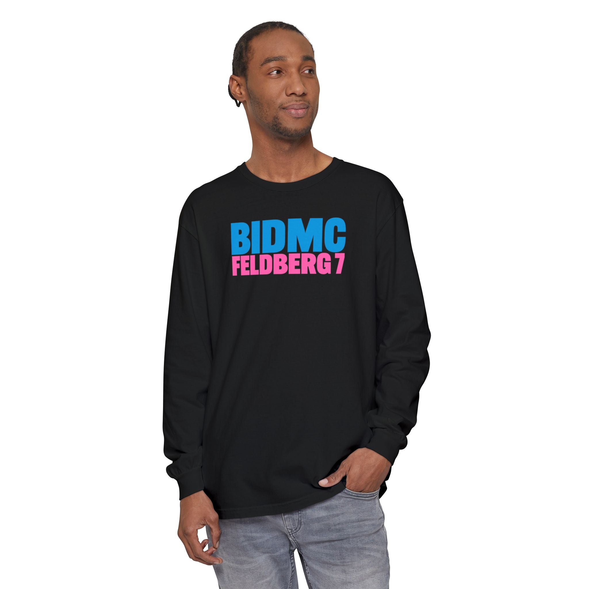 BIDMC FELDBERG 7 Pink LONG SLEEVE TEE