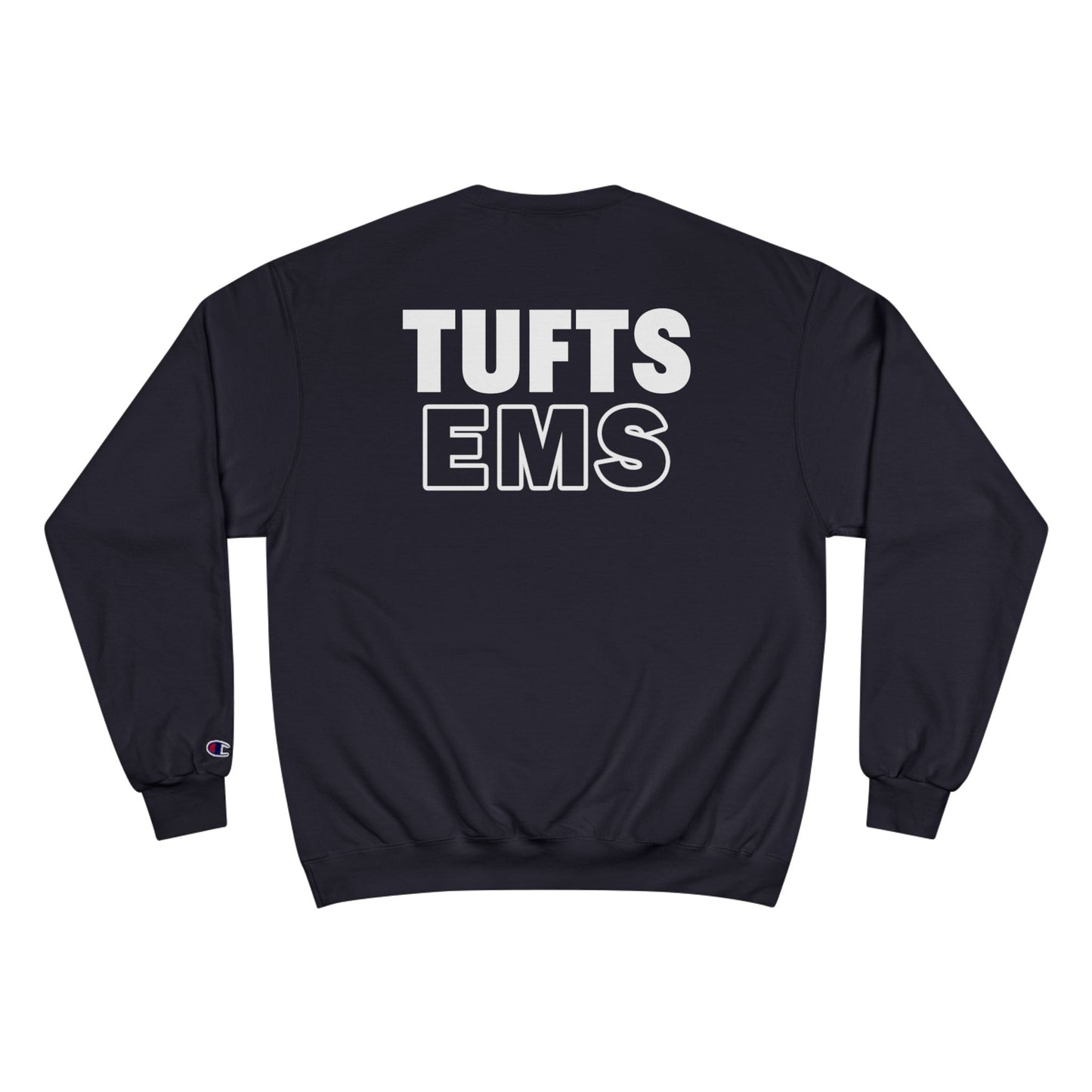 Tufts (printed on back) EMS College Sweatshirt – Champion S600