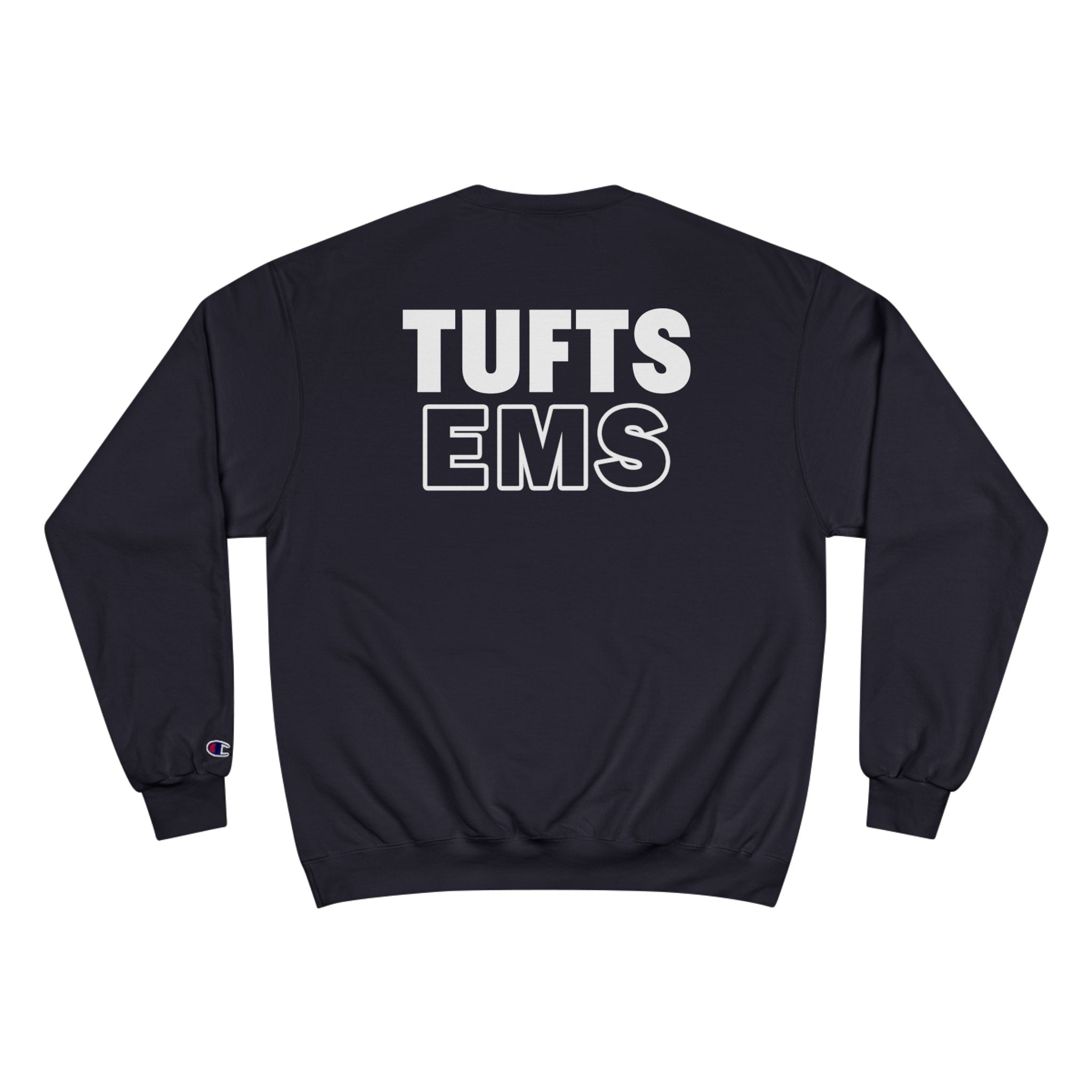 Tufts (printed on back) EMS College Sweatshirt – Champion S600