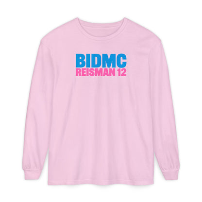 BIDMC REISMAN 12 Pink CREWNECK LONG SLEEVE TEE