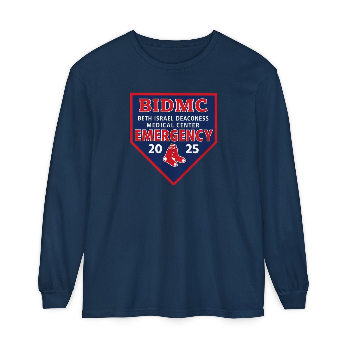 BIDMC Emergency Department Long Sleeve Tee – 2025 Red Sox Edition