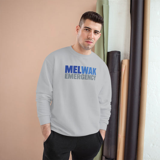 MELWAK Emergency Champion Crewneck Sweatshirt