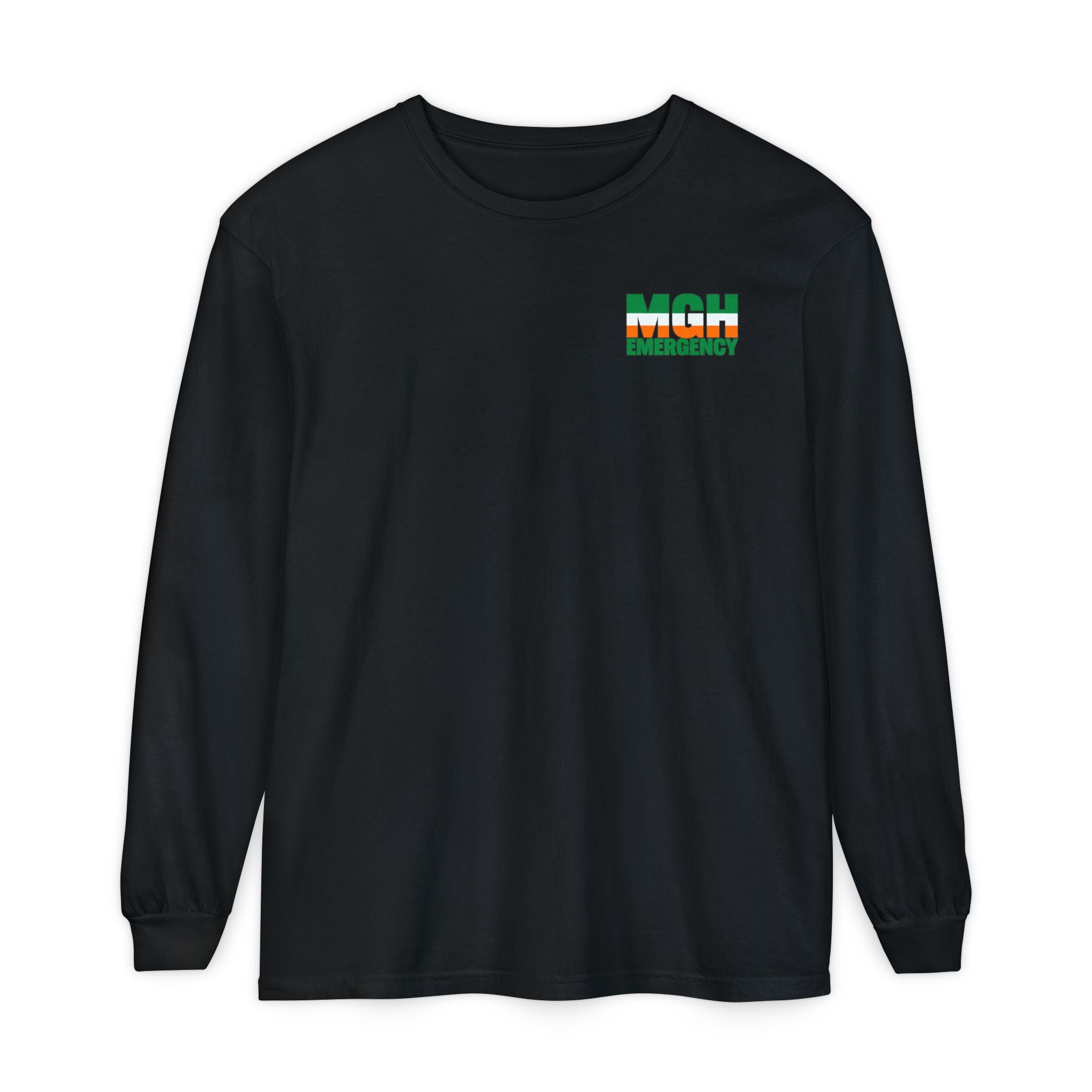 MGH Saint Patricks Day Long Sleeve Comfort Colors Tee