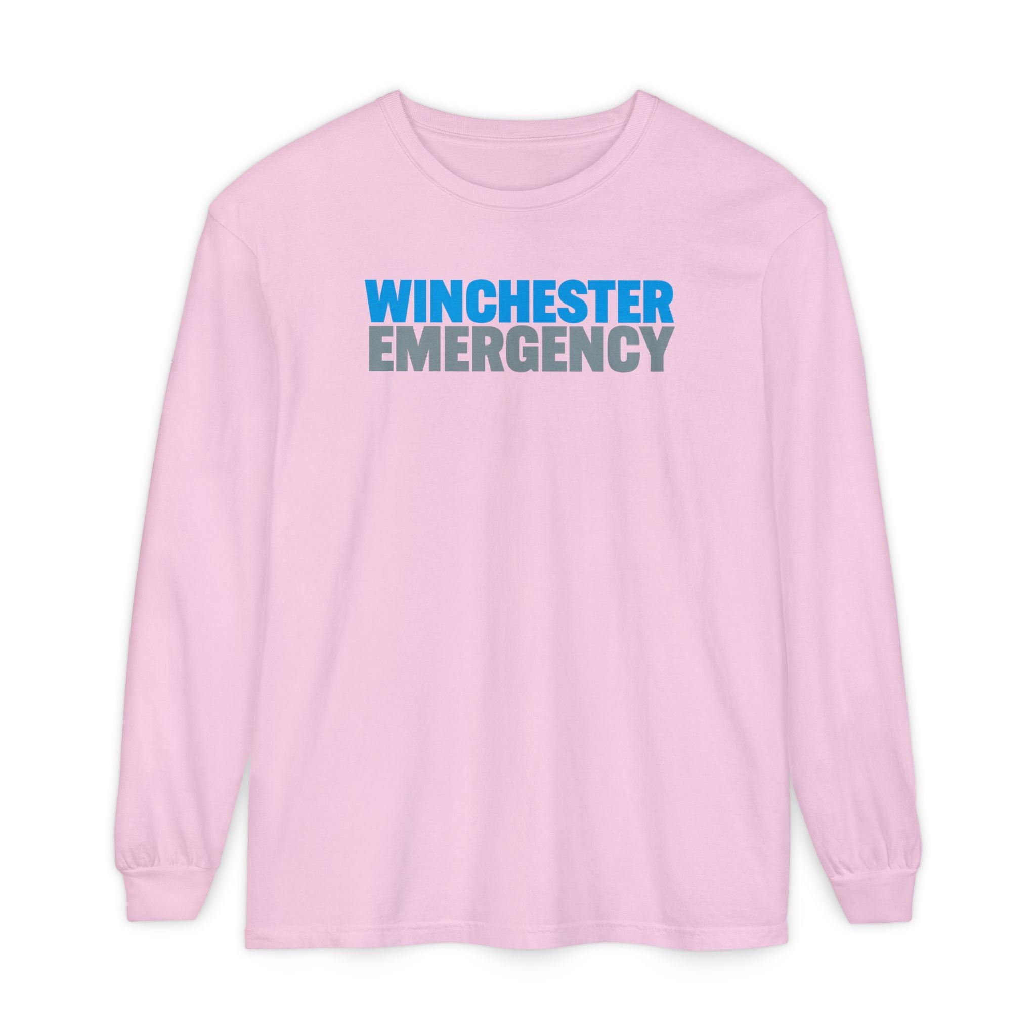 Winchester Emergency Comfort Colors Crewneck Long Sleeve T-Shirt