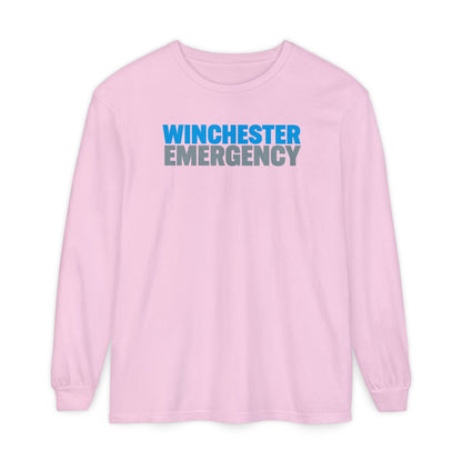 Winchester Emergency Comfort Colors Crewneck Long Sleeve T-Shirt