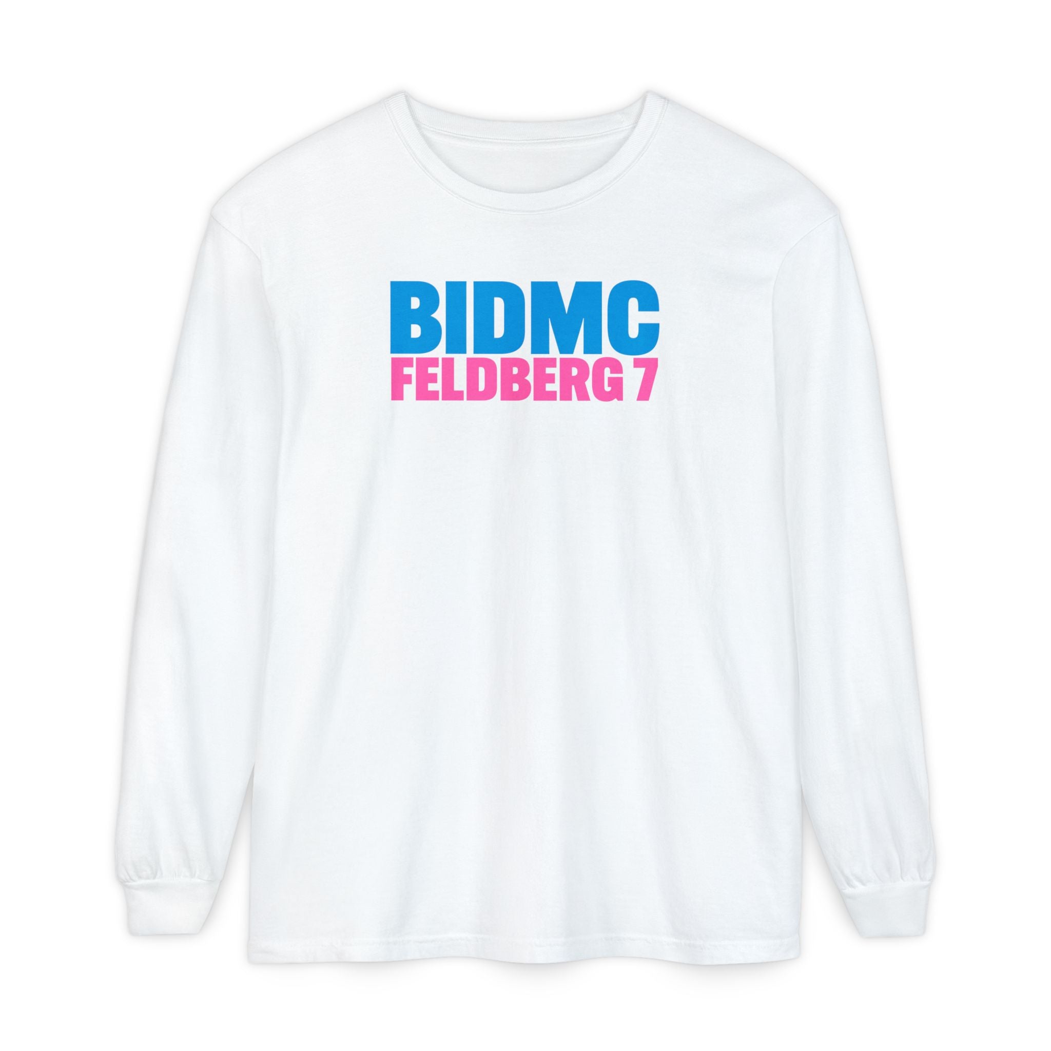 BIDMC FELDBERG 7 Pink LONG SLEEVE TEE