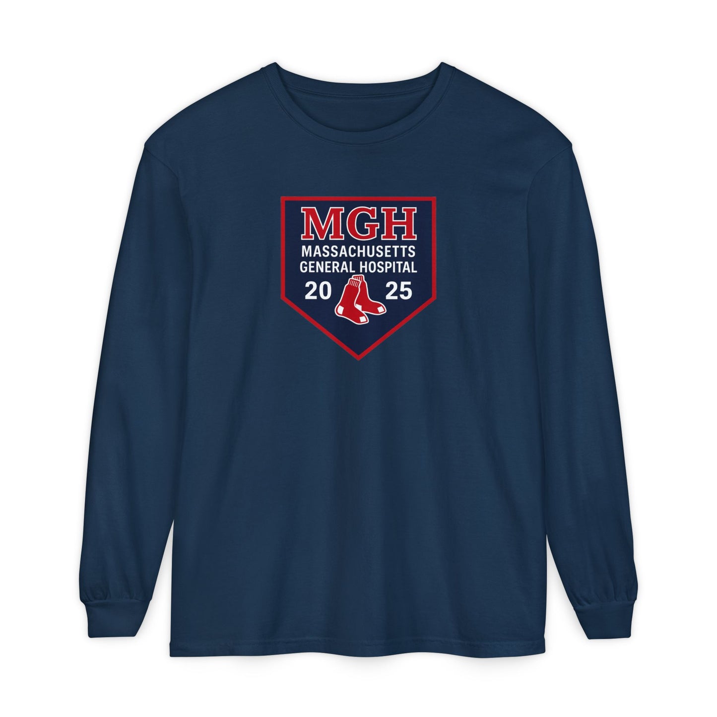 MGH Emergency Department Long Sleeve Tee – 2025 Red Sox Edition