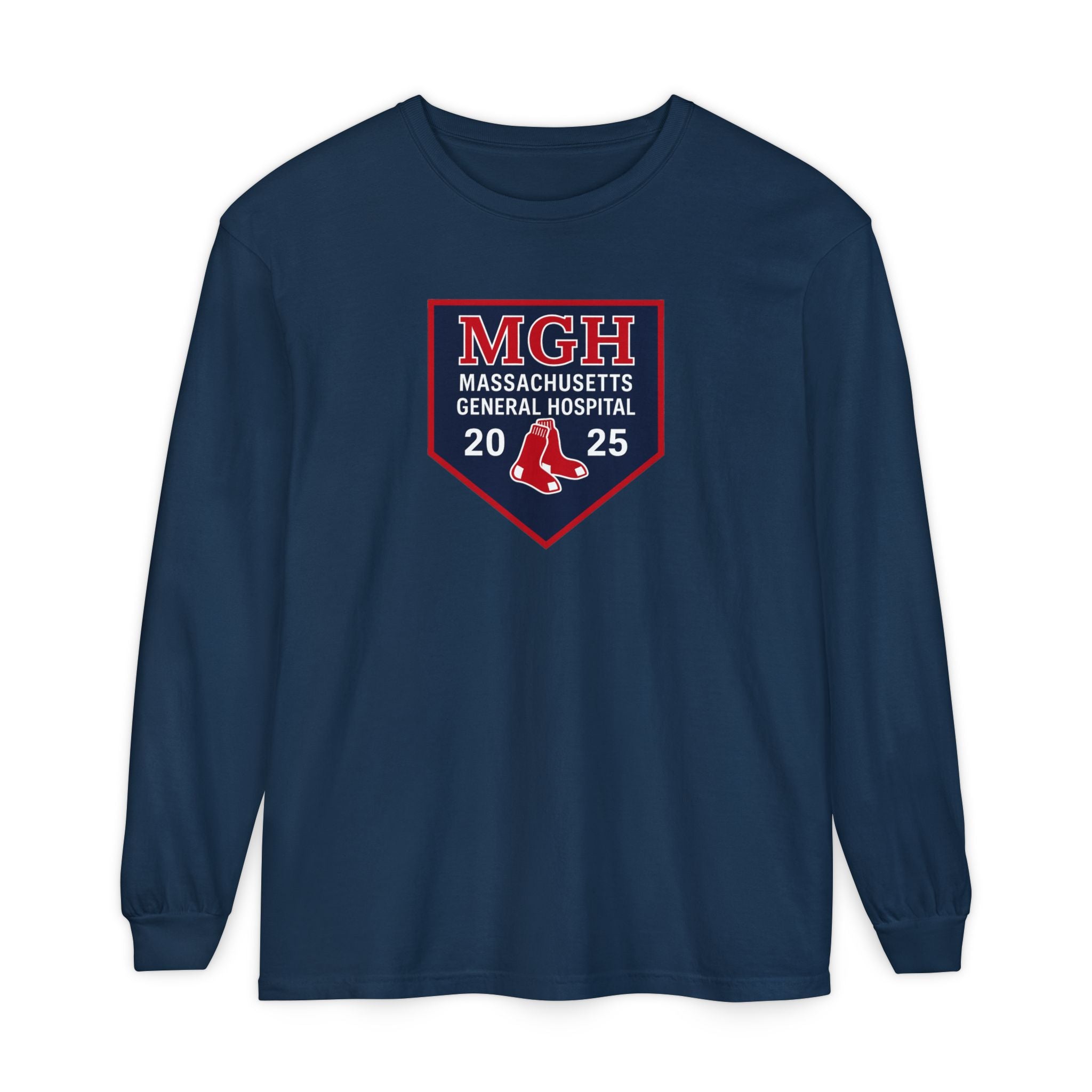 MGH Emergency Department Long Sleeve Tee – 2025 Red Sox Edition
