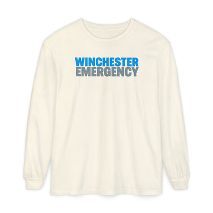 Winchester Emergency Comfort Colors Crewneck Long Sleeve T-Shirt