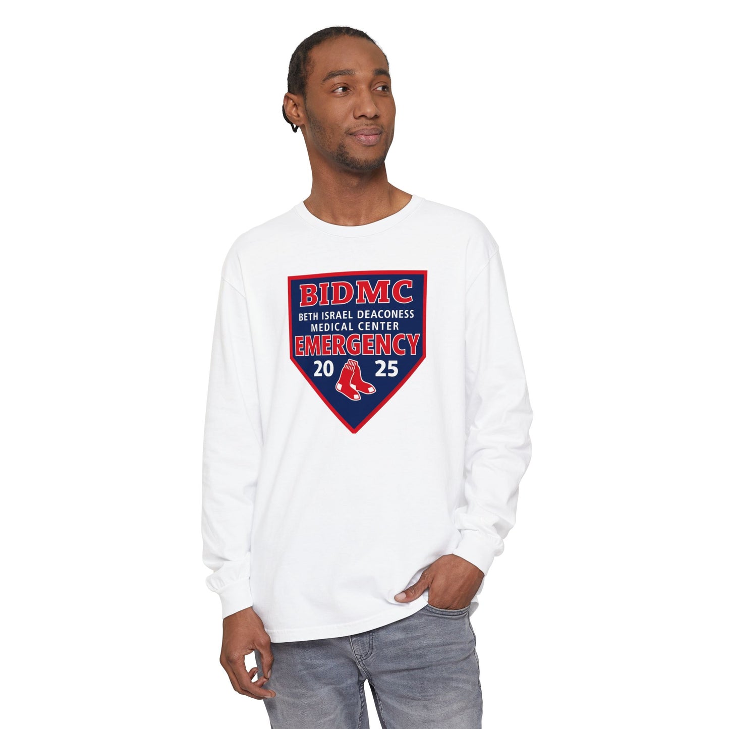 BIDMC Emergency Department Long Sleeve Tee – 2025 Red Sox Edition
