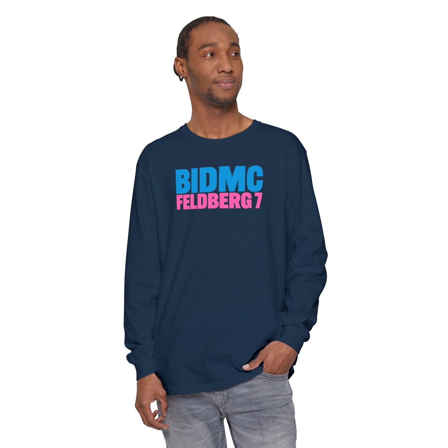 BIDMC FELDBERG 7 BREAST CANCER AWARENESS LONG SLEEVE TEE