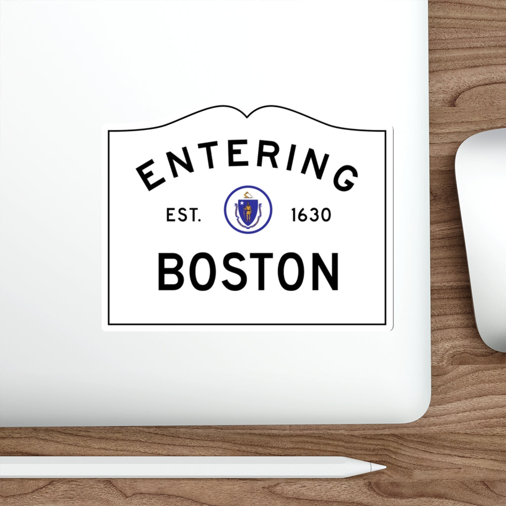 Entering Boston Sticker