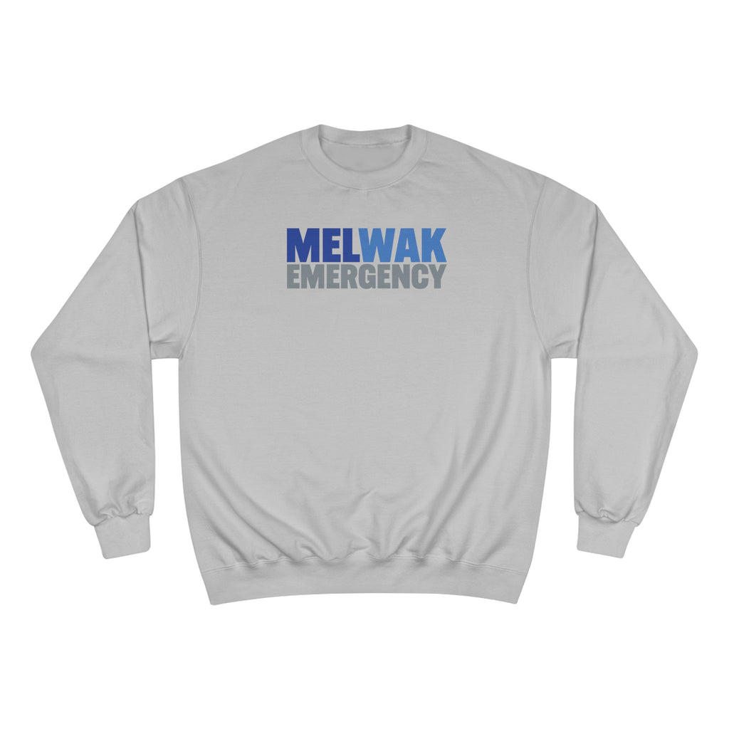 MELWAK Emergency Champion Crewneck Sweatshirt