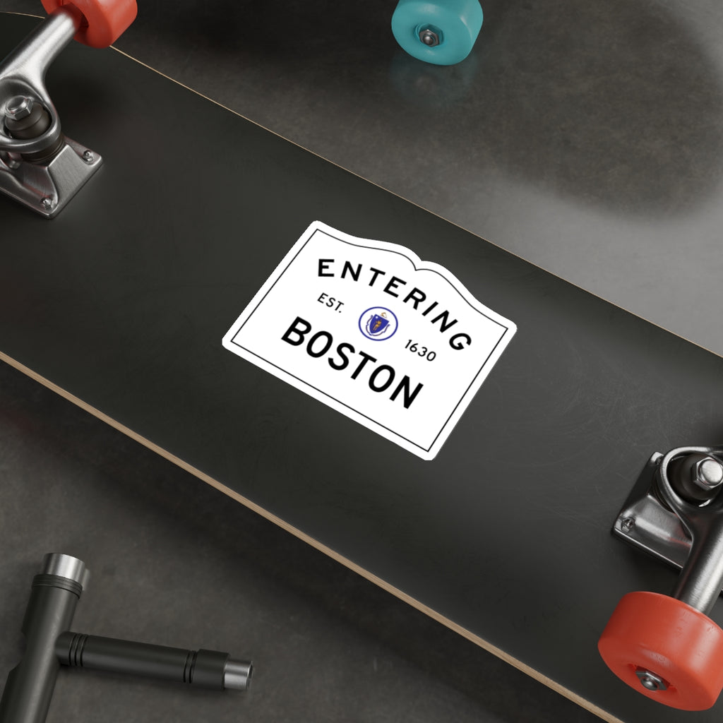 Entering Boston Sticker