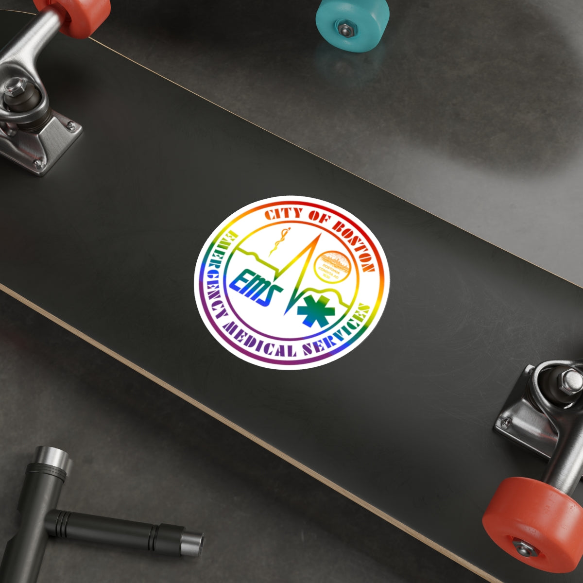 Boston EMS Pride (BEMS) Sticker
