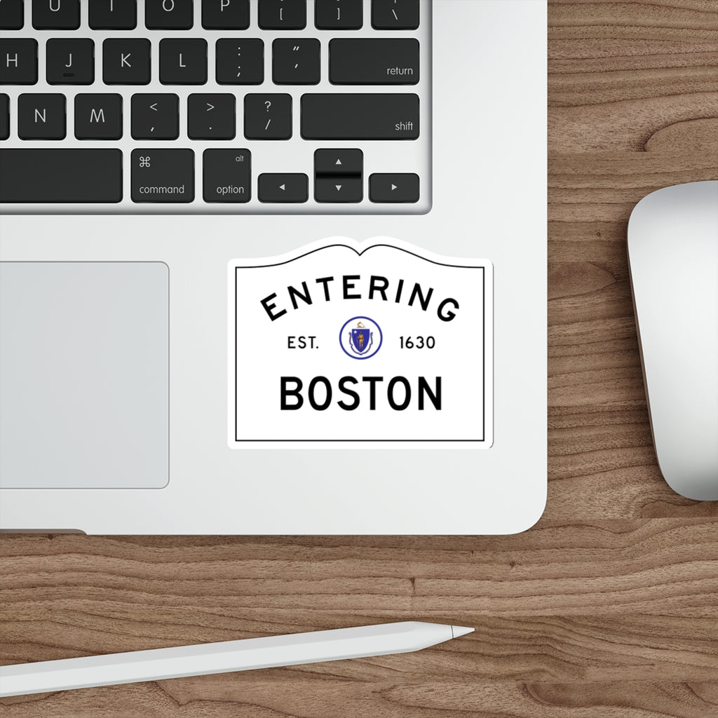 Entering Boston Sticker